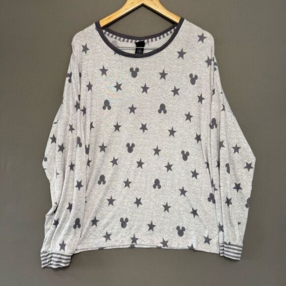 Disney Women’s Stretch Long Sleeve Size 2XL Polyester Spandex Blend Mickey Mouse - Picture 1 of 8